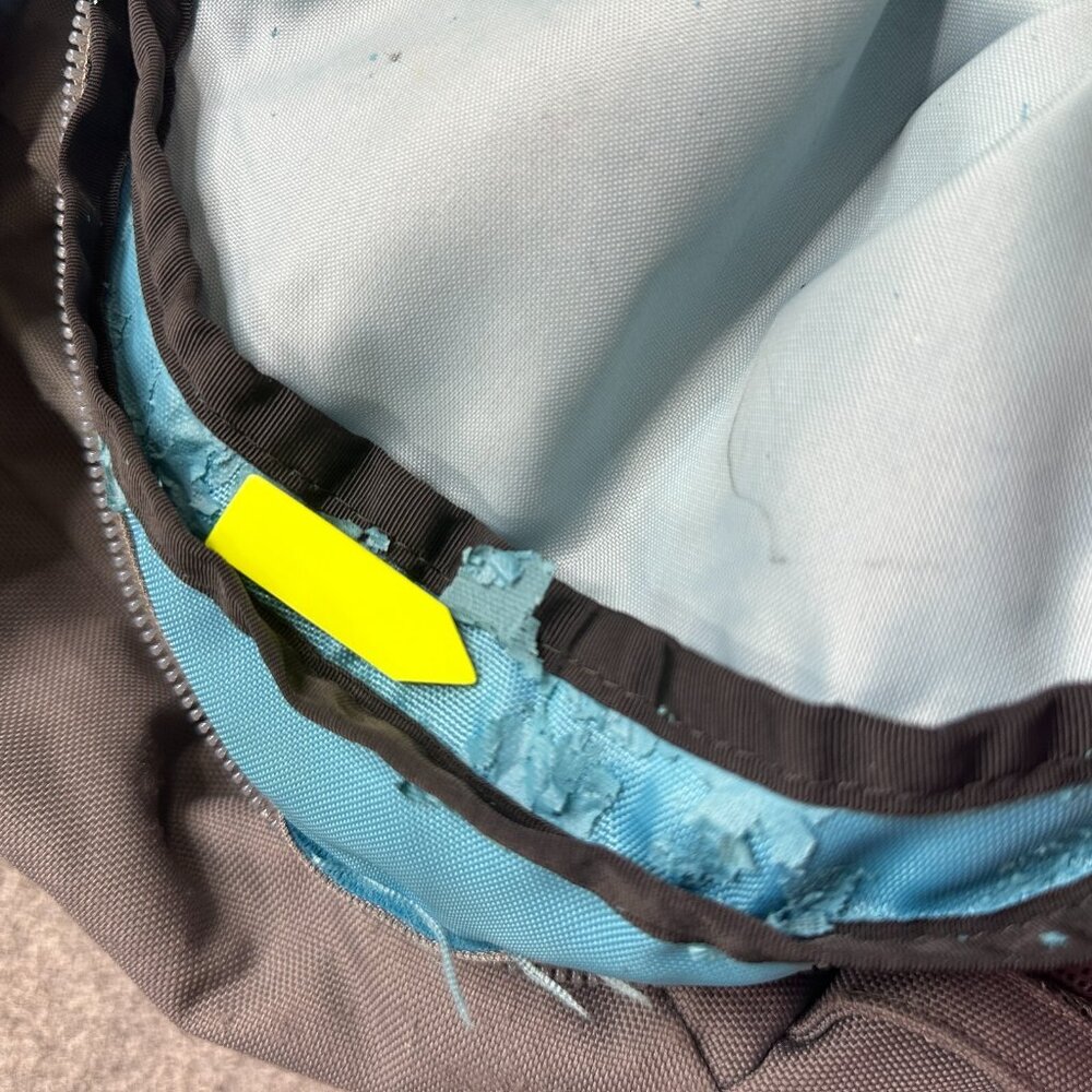 North Face Jester Backpack Blue Gray Unisex School Hiking Laptop - Picture 8 of 16